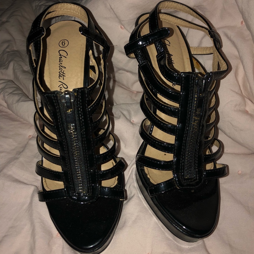 Black high heels